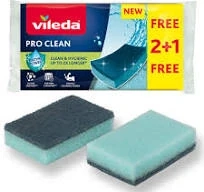 Vileda Pro Clean houbička 2+1 ks