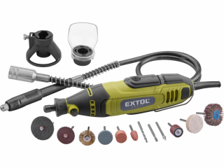 Bruska přímá s ohebným nástavcem,135W EXTOL CRAFT