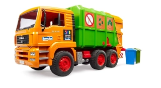 BRUDER 1056 Popelářské auto MAN TGA BR 1056