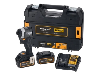 DeWALT DCF85MP2T Aku bezuhlíkový rázový utahovák 1/4" 18V 5,0Ah Li-Ion McLaren edice