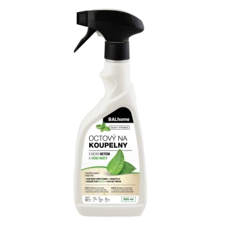 Balhome octový čistič na koupelny s vůní máty 500 ml, rozprašovač