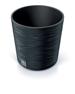 Květináč FURU ROUND antracit 30cm Prosperplast DFR300-S433