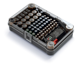Box na baterie se zkoušečkou BATTERY BOX 29,5x19,5x7 cm Kisternberg KBBT-CG6U