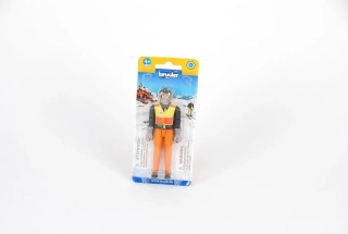 BRUDER BR46105 Figurka řidič sněžného skútru 46105