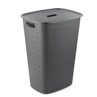 Curver Koš na špinavé prádlo Softex tmavě šedá 56L 00571-Z68