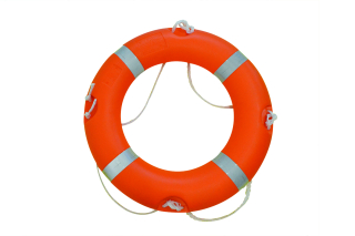 Záchranný kruh SOLAS 75 cm (LSA, EU MED) – certifikovaný, s retroreflexními prvky 2,5 kg 00559