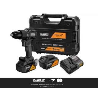 DeWALT Aku bezuhlíková příklepová vrtačka 18V 5,0Ah Li-Ion McLaren edice DCD86MP2T