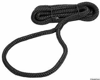 Lano k fendru se zapleteným okem 6 mm x 1,5 m černé