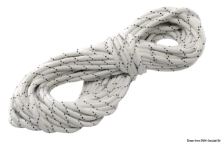 Polyesterové kotevní lano 8 mm x 30 m Osculati 01.106.00