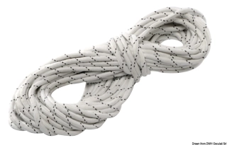 Polyesterové kotevní lano 10 mm x 30 m Osculati 01.106.01