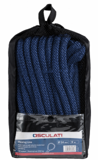 Vyvazovací lano s okem 10 mm x 6 m modré Osculati 06.444.41