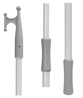 Teleskopický lodní hák Osculati 120-210 cm bílý