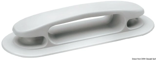 PVC madlo pro nafukovací člun šedé 90 x 245 x 47 mm Osculati 66.080.02