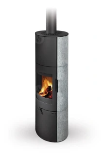 Krbová kamna ROMOTOP LUGO N 02 AKUM 5,7 kW – kamenný obklad